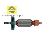 MAKITA / Якорь для дрели MAKITA HP1620 ULTRA PRO (L-155 мм, D-32 мм, 4 зуба, наклон влево) VZ