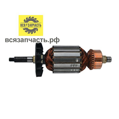 Якорь для зернодробилки РОСТОВ ДК-110/1000 (ФЕРМЕР) (L-200 мм, D-54 мм, резьба М8 (шаг 1.25 мм))