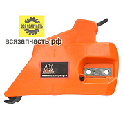 Крышка шины в сборе с тормозом цепи для бензопилы ECHO CS3700, 4200, KRAFTOOL