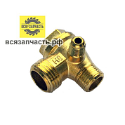 Обратный клапан двухцилиндрового компрессора