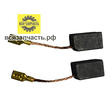 Электроугольная щетка 6х8х14 поводок клемма-мама