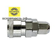 Быстросъёмное соединение RAPID/Ёлочка Ø 6-8 мм с креплением под гайку