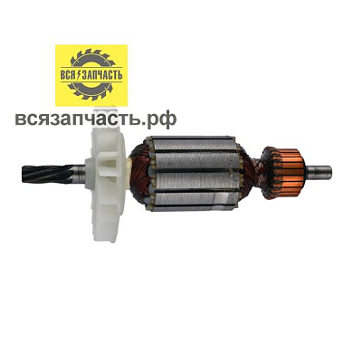 Якорь для перфоратора BOSCH GBH 2-24D (L-144 мм, D-35 мм, 7 зубов, наклон влево) VZ