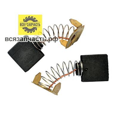 Электроугольная щетка 7х18х16,5 пружина, пятак-уши, отстрел 1 подходит для МАКИТА (аналог) СВ-144А VZ