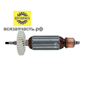 Якорь для УШМ подходит для МАКИТА (аналог) 9557 С ULTRA PRO (L-165 мм, D-31.5 мм, резьба М6 (шаг 1.0 мм))