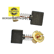 Электроугольная щетка 7х17х14 пружина, пятак-уши для электропилы ИНТЕРСКОЛ ПЦ-16Т