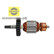 MAKITA / Якорь для отбойного молотка MAKITA HM1202C (L-192 мм, D-54 мм, 7 зубов, наклон вправо)