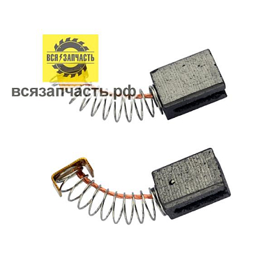 Электроугольная щетка 7х10х14 поводок, пятак-уши, пружина для электротриммера CHAMPION ET1003A, ET-1004A, ET-1200A