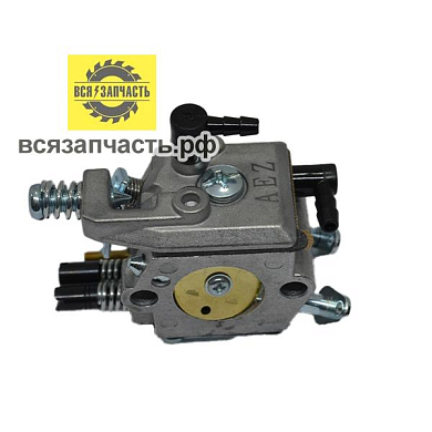 Карбюратор для бензопилы КИТАЙ объёмом 45-52 см с прямой трубкой с подкачкой VZ