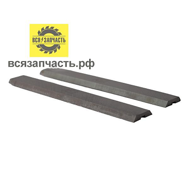 Комплект ножей AEZ 102x16x3 мм, с пазом; сталь HСS для рубанков BAIKAL Е314, ИНТЕРСКОЛ Р102, Р 102 М