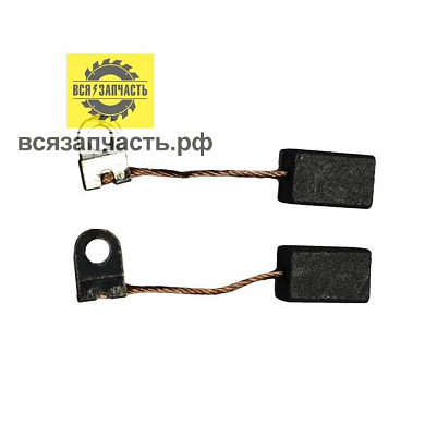Электроугольная щетка 6,3х10х16 поводок-флажок для насоса КАМА 8-10