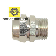 Соединитель трубок резьба M3/8/Ёлочка Ø 12 мм с креплением под гайку