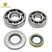 Комплект подшипников с сальниками коленчатого вала для бензореза STIHL TS-800 (2 подшипника, 2 сальника)