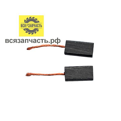 Электроугольная щетка 6х6,3х20 пружина, пятак