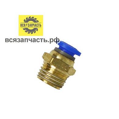 Пневмофитинг цанговый под шланг Ø 6 мм/M1/4 VZ