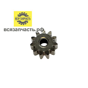 Ответная шестерня двигателя шуруповерта d9x2.5, h-6, 11 зуб.