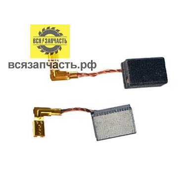 Электроугольная щетка 6x9x13 поводок, клемма-мама подходит для МАКИТА (аналог) СВ-459 VZ