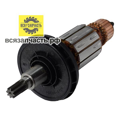 Якорь для перфоратора BOSCH GBH 8-45 DV (L-167, D-46.5, 6 зубьев прямо)