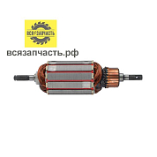 Якорь для электрокосы STURM GT3512B, ИНТЕРСКОЛ КРЭ-23/1000 (L-184 мм, D-48.5 мм, 21 зуб, прямо)