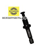 Переходник с электроотвертки, шестигранник 6х6 на патрон для шуруповерта, 3/8 с болтом для фиксации