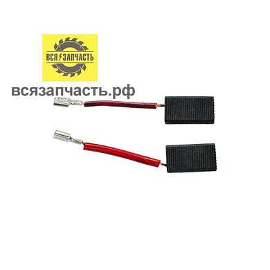 Электроугольная щетка 6,5х9х17 поводок, клемма-мама, боковой срез HITACHI G 13SB3 VZ