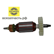 Якорь для для полировальной машины ИНТЕРСКОЛ УПМ-180/1300ЭМ (L-182 мм, D-41 мм, 5 зубов, наклон влево)