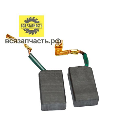 Электроугольная щетка 5,5х10,5х17 мм поводок клемма-мама флажок для ударной дрели ИНТЕРСКОЛ ДУ-22/1200ЭРП