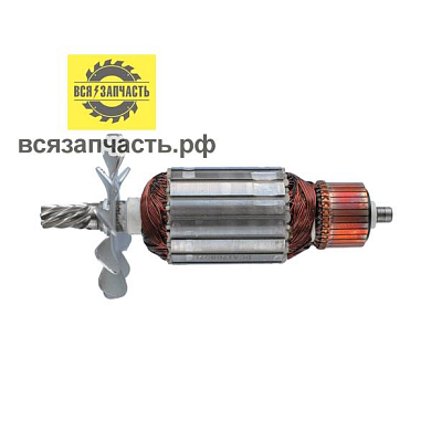 Якорь для монтажной пилы подходит для МАКИТА (аналог) 2414NB (L-195 мм, D-54 мм, 7 зубов, наклон влево)