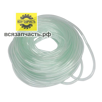 Шланг топливный для бензоинструмента пластиковый прозрачный Ø 2,5x5 мм, бухта 20 м