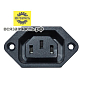 Розетка сетевая IEC320 C-13 3-х контактная для монтажа на панель