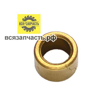 Втулка медно-графитовая для редуктора электроинструмента, размеры 10x15x10 мм VZ