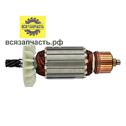 Якорь для дисковой пилы ИНТЕРСКОЛ ДП-2000, ДП-235/2000М (L-193 мм, D-54 мм, 7 зубов, наклон влево)