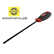 Круглый напильник для заточки цепей бензопил с прорезиненной ручкой 200х4 ммVZ