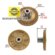 Шестерня ПАРТНЁР прямой зуб (121В)