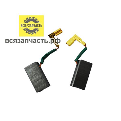 Электроугольная щетка 5х10х19 мм, поводок клемма-мама для ИНТЕРСКОЛ ДУ-13/820ЭР, ДУ-16/1050ЭР VZ