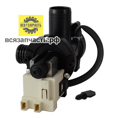 Помпа для стиральной машины INDESIT, HOTPOINT-ARISTON, клеммы под фишку BPX2-35l DRAIN PUMP, 283229, 119307, 283277, C00283277