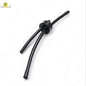 Шланг топливного бака сдвоенный для бензопилы КИТАЙ объемом 38-52 см VZ