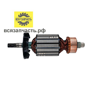 Якорь для дисковой пилы REBIR IE-5107 G2, RZ (L-190 мм, D-54 мм, 8 зубов, наклон вправо)