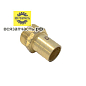 Штуцер литой латунный 3/4 d-20 папа, наружная резьба