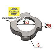 Гайка - флянец зажима решетки мясорубок, подходит для МУЛИНЕКС