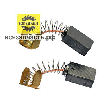 Электроугольная щетка 5х8х12 пружина, пятак-уши, отстрел 1 подходит для МАКИТА (аналог) СВ-51А VZ