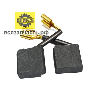 Электроугольная щетка 6х16х17 поводок клемма-мама для дисковой пилы ИНТЕРСКОЛ ДП-190/1600М, ДП-210/1900М VZ