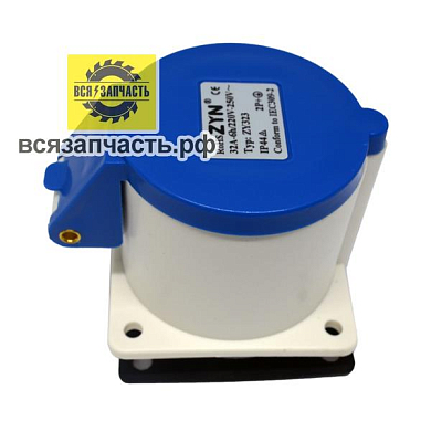 Блок розетки для генератора тип E, 250В/32А VZ