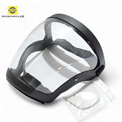 Прозрачная защитная маска для лица с вентиляцией и фильтром