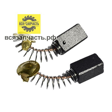 Электроугольная щетка 6,4х7,4х12 пружина-пятак, отстрел 1 HITACHI H-21 VZ