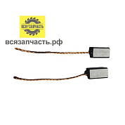 Электроугольная щетка 4х6х10 медный поводок L=40 мм