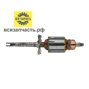 Якорь для ПЕРМЬ (Ритм, ПНППК) Сепаратор двигатель КС-4 косой паз (L-172 мм, D-35 мм, вилка)