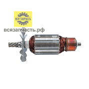 MAKITA / Якорь для монтажной пилы MAKITA 2414NB (L-195 мм, D-54 мм, 7 зубов, наклон влево)