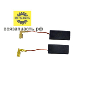 Электроугольная щетка 6х11х25 поводок, клемма-мама, выход с боку, отстрел 1 подходит для МАКИТА (аналог) СВ 350 VZ