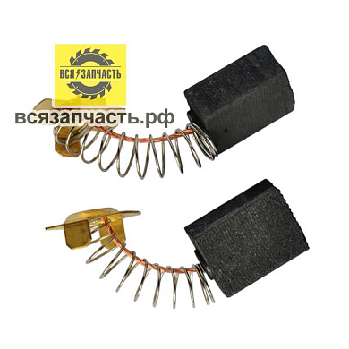 Электроугольная щетка 8х14х17,5 пружина, пятак-уши, отстрел 1 HITACHI Н-22 VZ